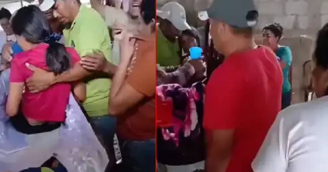 අවමංගල්‍යය මැද මිනී පෙට්ටියේ පියන ඇරගෙන 15 හැවිරිදි දැරිය නැගිටියි