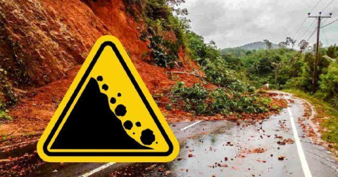 දිස්ත්‍රික්ක කිහිපයකට නායයාමේ පූර්ව අනතුරු ඇඟවීම් – පැය 24ක් සඳහා වලංගු වේ